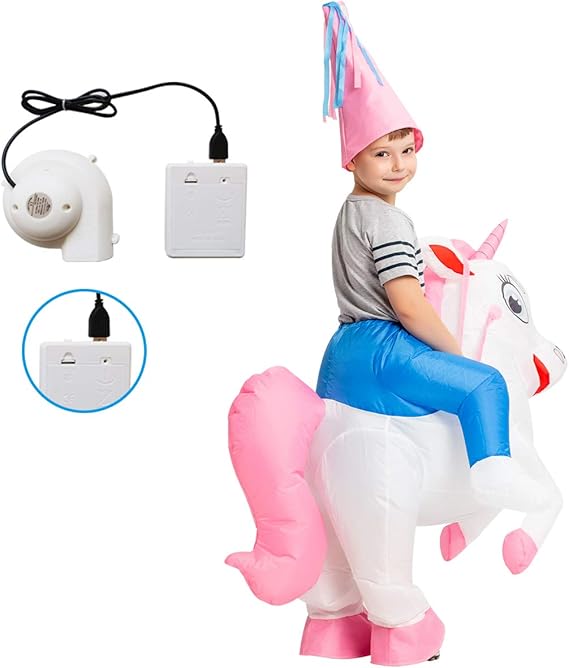 Disfraz De Unicornio Inflable Para Niña