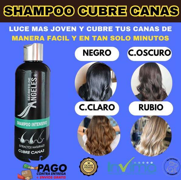 Shampoo Secreto de ángeles + 2 obsequios
