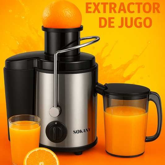 EXTRACTOR DE JUGOS 3 EN 1 + RECETARIOS BATIDOS SALUDABLES