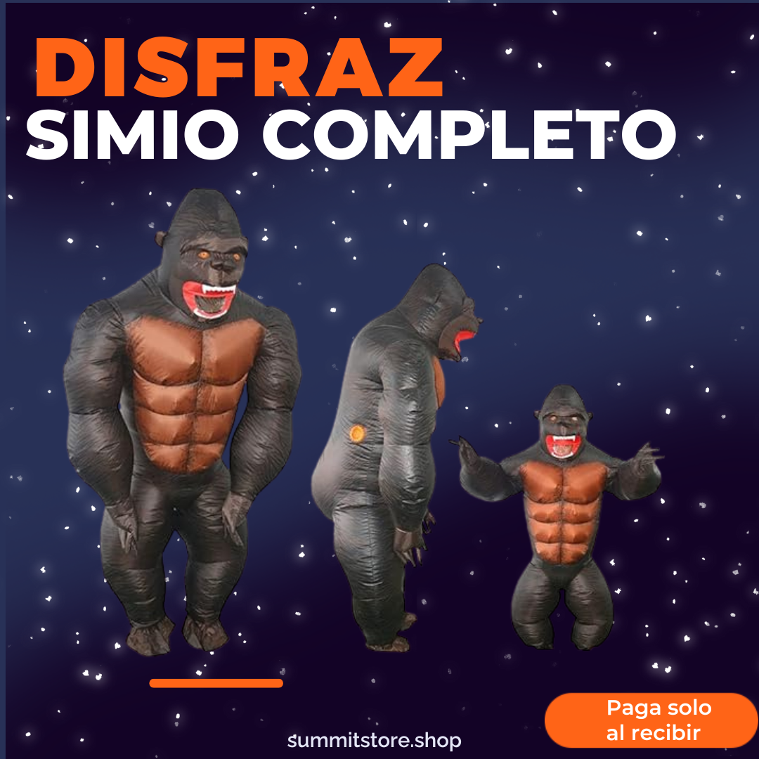 Disfraz De Gorila Inflable