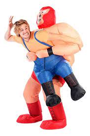Disfraz De Luchador Inflable
