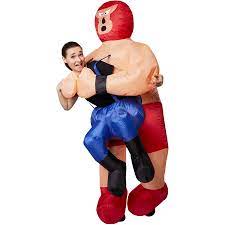 Disfraz De Luchador Inflable
