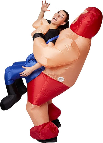 Disfraz De Luchador Inflable