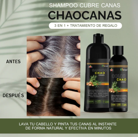 CHAO CANAS SHAMPOO+TRATAMIENTO +OBSEQUIO