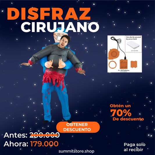 Disfraz De Cirujano Inflable