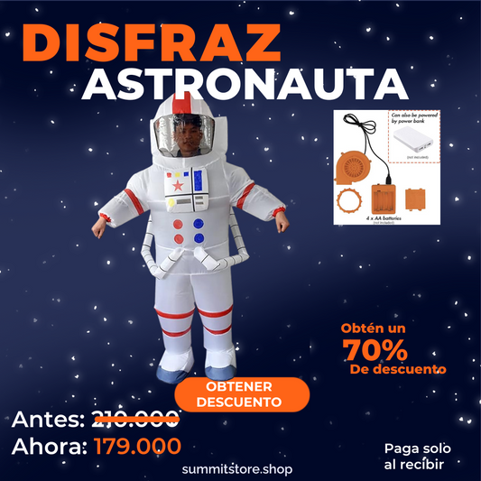 Disfraz Inflable De Astonauta